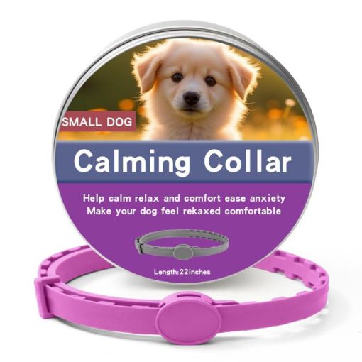 Puppy Deworming Calming Collar - Fleas & Ticks, 56cm, Purple - 1