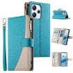 Redmi 12/Note 12R Wallet Leather Phone Case with Strap - Blue - 1