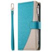 Redmi 13C/5G/13R Poco C65 Blue Leather Wallet Phone Case with Strap - 2