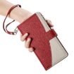 Redmi 13C/5G/13R Poco C65 Leather Wallet Phone Case with Strap (Red) - 7