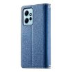 Redmi Note 12 4G/12R Pro Dark Blue Leather Wallet Case with Strap - 3
