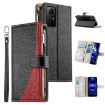 Redmi Note 12S/11 4G Leather Wallet Case with Strap - Black - 1