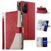 Redmi Note 12S/11 4G Leather Wallet Case with Strap - Red - 1