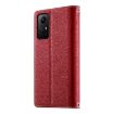 Redmi Note 12S/11 4G Leather Wallet Case with Strap - Red - 3