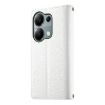 Redmi Note 13 Pro 4G/Poco M6 Pro Wallet Leather Case with Strap White - 3