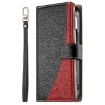 Redmi Note 13 Pro/Poco X6 Leather Wallet Case with Strap (Black) - 2