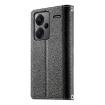 Redmi Note 13 Pro+ Global Leather Wallet Case with Strap (Black) - 3