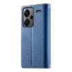 Redmi Note 13 Pro+ Global Leather Wallet Case with Strap - Dark Blue - 3
