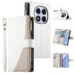 Redmi Note 14 Pro 5G/Pro+ 5G Leather Wallet Case with Strap - White - 1