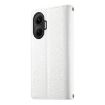Redmi Turbo 4 Pro/Poco F7 White Leather Wallet Case with Strap - 3