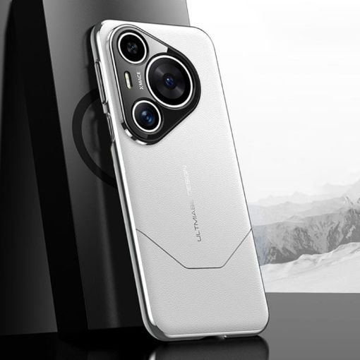 Huawei Pura 70 Pro/Pro+ Premium Electroplated Phone Case White - 1