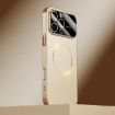 iPhone 16 Pro Max Kalebol MagSafe Frosted PC Case - Desert Gold - 1