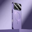 iPhone 16 Pro Kalebol MagSafe Frosted PC Case - Deep Purple - 1