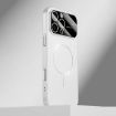 iPhone 16 Pro Kalebol MagSafe Frosted PC Case White Large Window - 1