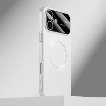 iPhone 16 Kalebol MagSafe Frosted PC Case - Large Window White - 1
