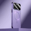 iPhone 15 Pro Max Kalebol MagSafe Frosted PC Case - Deep Purple - 1