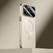 iPhone 15 Pro Max Kalebol MagSafe Frosted PC Case - Titanium Color - 1