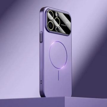 iPhone 13 Pro Kalebol MagSafe Frosted PC Case - Deep Purple - 1