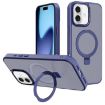 iPhone 17 Kalebol Metal Lens Frame MagSafe Case Navy Blue - 1