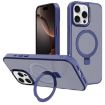 iPhone 16 Pro Max Metal Lens Frame MagSafe Case - Navy Blue - 1
