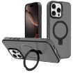 iPhone 16 Pro Max Kalebol Metal Lens Frame MagSafe Case (Black) - 1