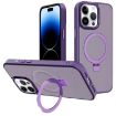 iPhone 14 Pro Dark Purple Metal Lens Frame MagSafe Case by Kalebol - 1