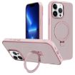 iPhone 13 Pro Pink Kalebol Metal Lens Frame MagSafe Holder Case - 1