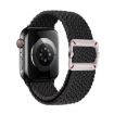 Apple Watch Band 46/49/45/44mm Double Loop Nylon Braid Black - 1