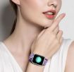 Apple Watch Band 42/41/40/38mm Double Loop Nylon Braid - Starlight Pink - 5