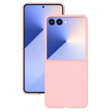 Samsung Galaxy Z Flip7 Pink Kalebol Solid Color PC Phone Case - 1
