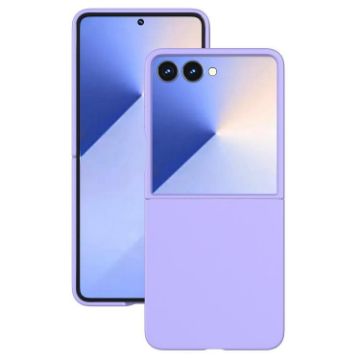 Samsung Galaxy Z Flip6 Purple Paint-Sprayed Solid Color PC Case - 1