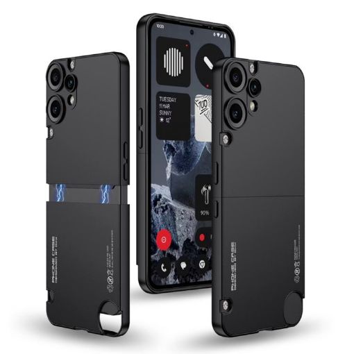 Nothing CMF Phone 2 Pro GKK Shockproof Case, Mortise-Tenon, Black - 1