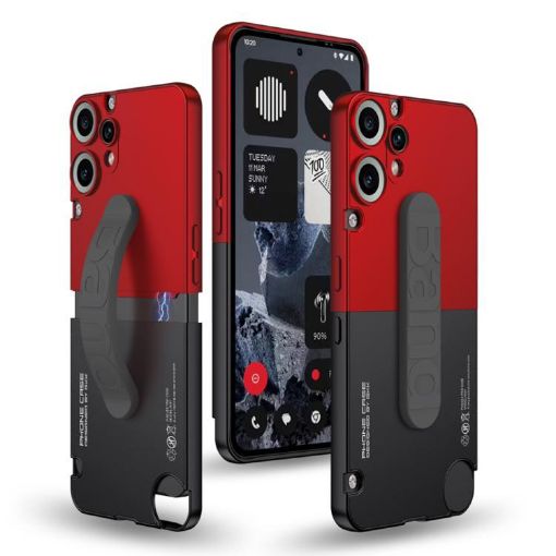 Nothing CMF Phone 2 Pro GKK Case with Silicone Wristband (Red Black) - 1