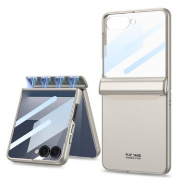 Samsung Galaxy Z Flip7 5G GKK Magnetic Full Coverage Case Titanium Grey - 1