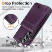 Samsung Galaxy Z Fold6 Leather Case with Card Holder & Tempered Film - 3