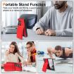 Samsung Galaxy Z Fold7 Red Leather Case with Card Holder & Tempered Film - 4
