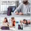 Samsung Galaxy Z Fold3 Dark Purple Leather Case with Card Holder & Film - 4
