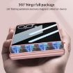Samsung Galaxy Z Flip7 5G Case - GKK Privacy Film, Magnetic, Titanium Grey - 3