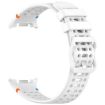 Samsung Galaxy Watch 8/8 Classic Silicone Band White xDfind Ladder Buckle - 3