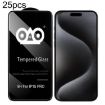 iPhone 15 Pro 25pcs Shockproof Edge Airbag Tempered Glass Film - 1