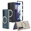 Galaxy Z Fold7 5G GKK Ultra-thin Magnetic Case with Rotating Bracket - Grey - 2