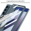 Samsung Galaxy Z Fold7 5G Silver Magnetic Case with Rotating Bracket - 9