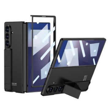 Samsung Galaxy Z Fold7 5G GKK Ultra-thin Full Cover Case with Bracket - 1