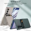 Samsung Galaxy Z Fold7 5G Grey Magnetic Folding Card Bag Phone Case - 7