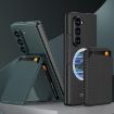 Samsung Galaxy Z Fold7 5G GKK Magnetic Card Bag Case (Carbon Fiber) - 3