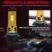 9005 LED Headlight Bulb 2pcs 35W 3000LM 6500K IP68 Waterproof Gold - 8