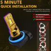 H11 35W 3000LM 6500K IP68 Waterproof LED Car Headlight Bulbs (2 Pack) - 7