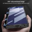 Samsung Galaxy Z Fold7 5G Gold Magnetic Full Cover Case with HD Film - 3