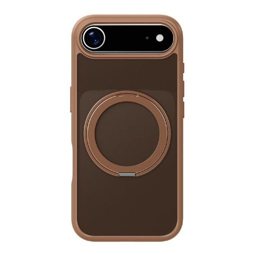 iPhone 17 Air Kalebol Frosted MagSafe Holder Case Desert Gold - 1