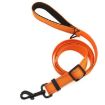 Reflective Nylon Pet Leash 1.8m, Size S - Orange - 1